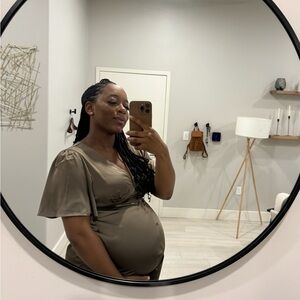 SHEIN Brown Maxi Dress